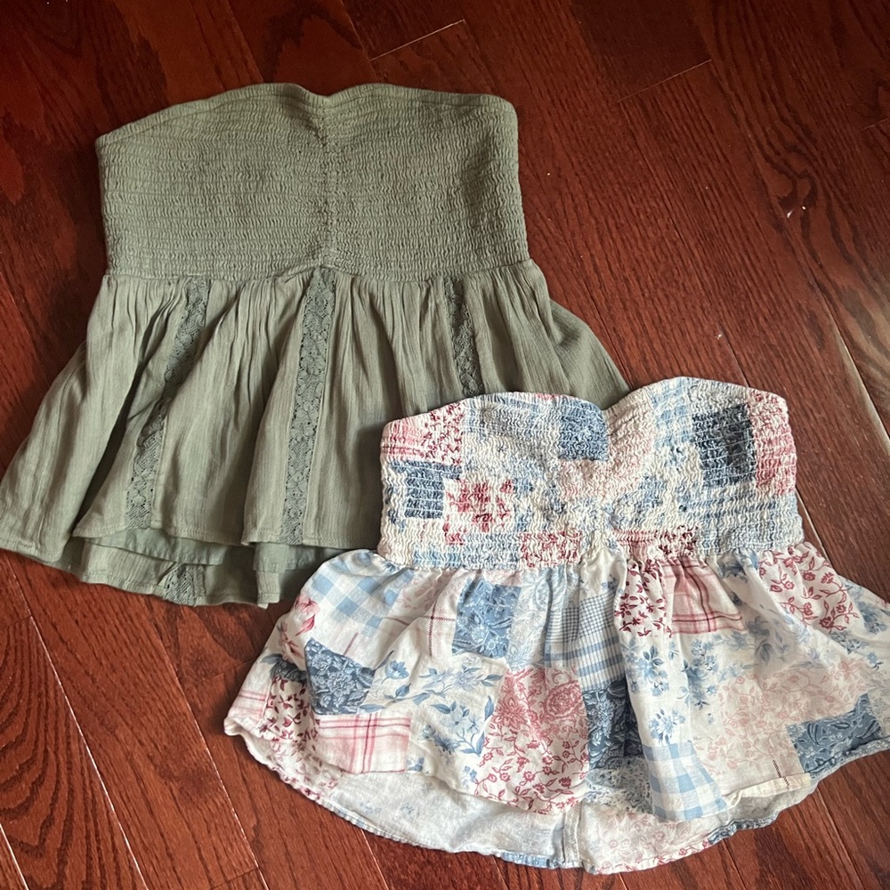 2 American Eagle Tube Tops Size S